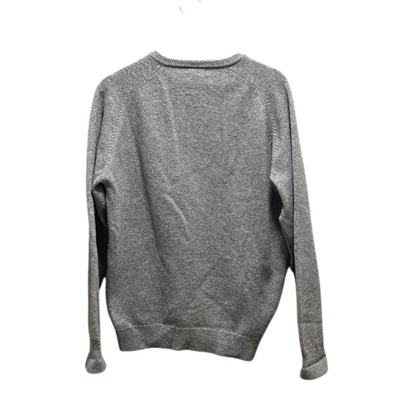 Jacobson’s Made In Scotland Mens 100% Lambs Wool Sweater Gray Size M - Picture 9 of 11